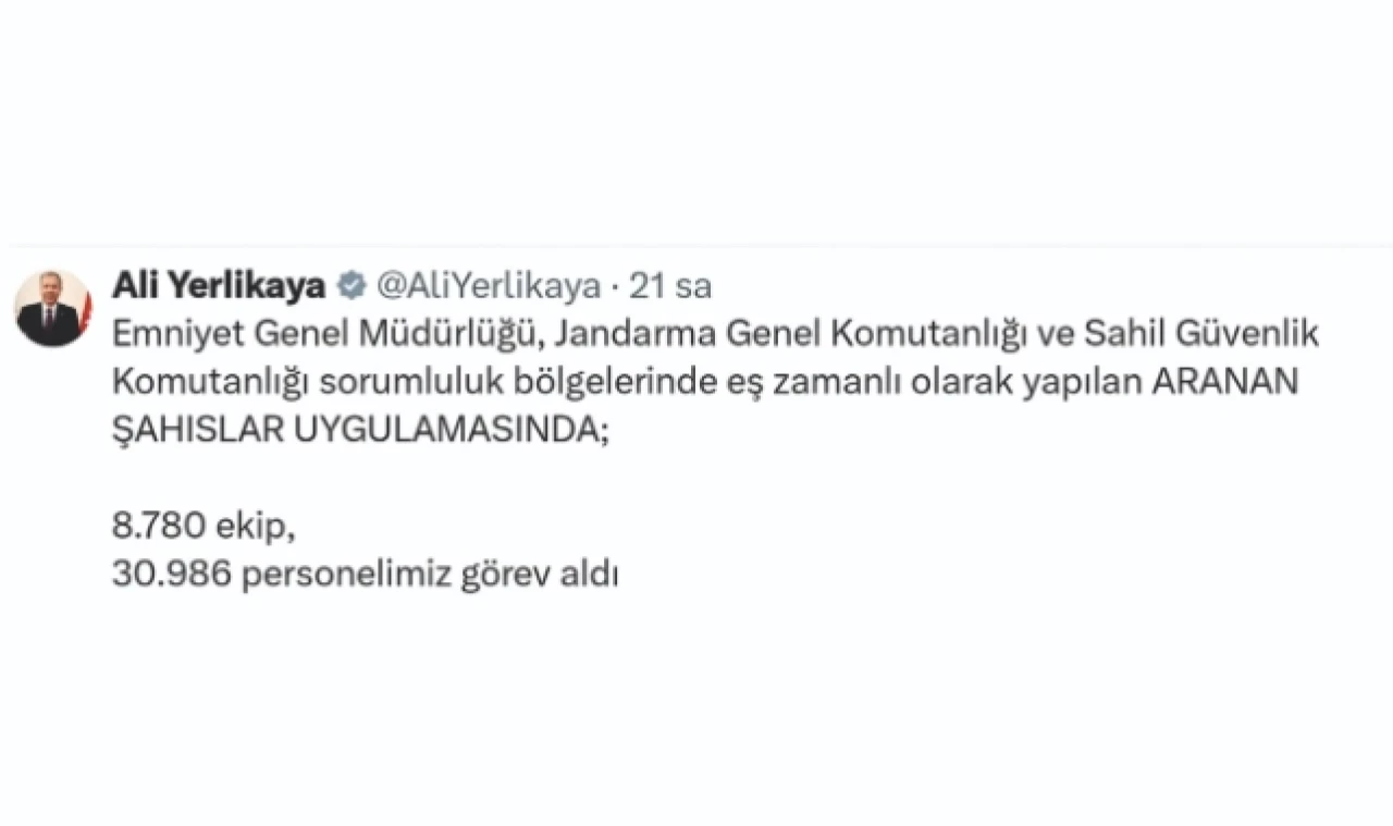 İÇİŞLERİ BAKANI AÇIKLADI!