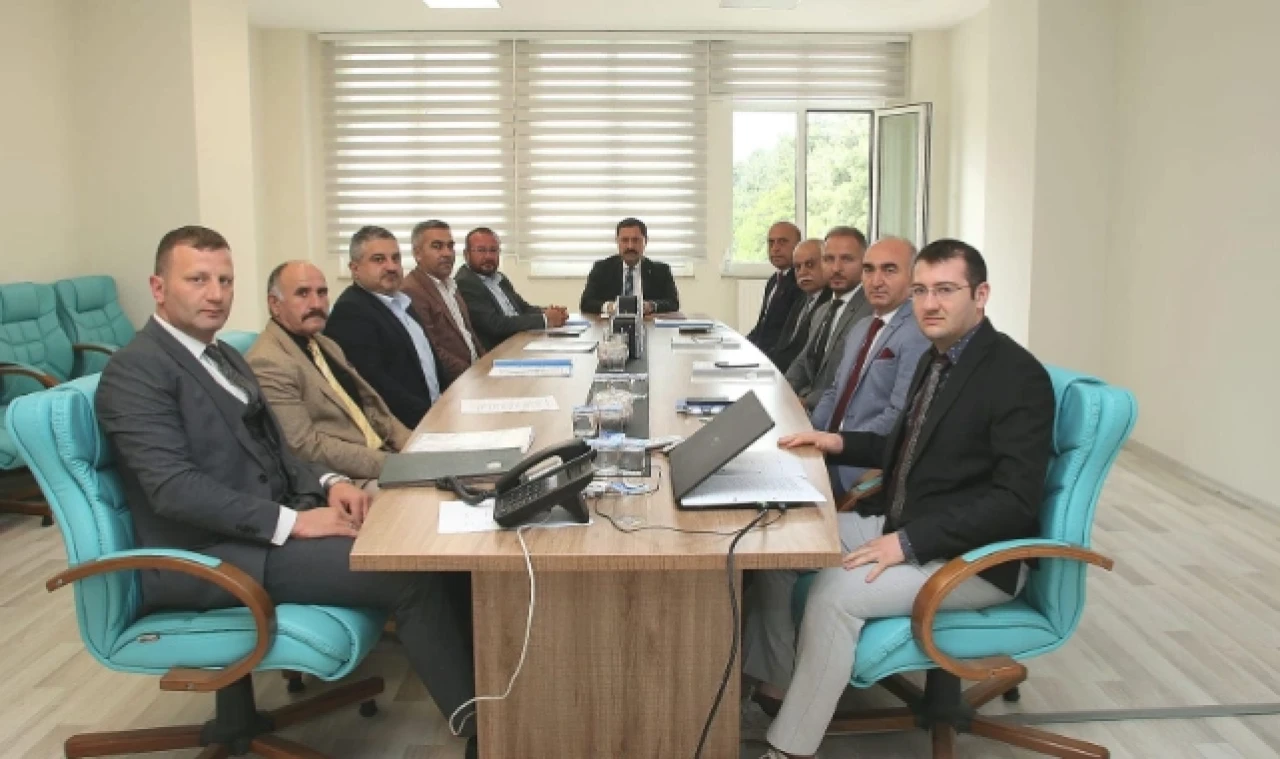 İL ENCÜMENİ TOPLANTISI YAPILDI