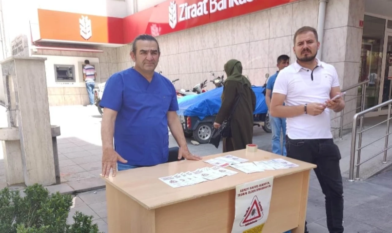 KKKA HASTALIĞINA KARŞI HALKI BİLGİLENDİRDİLER