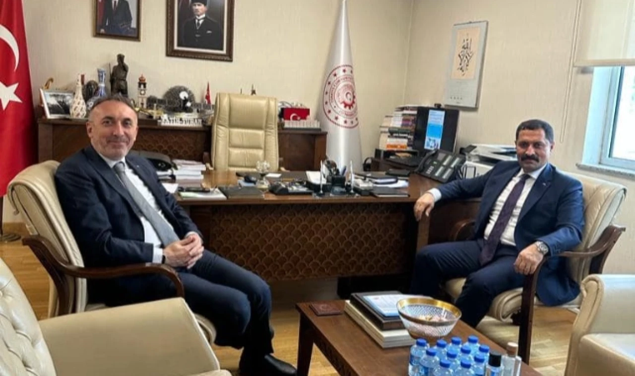 Masatlı, Sanayi Bölgeleri Genel Müdürünü Ziyaret Etti