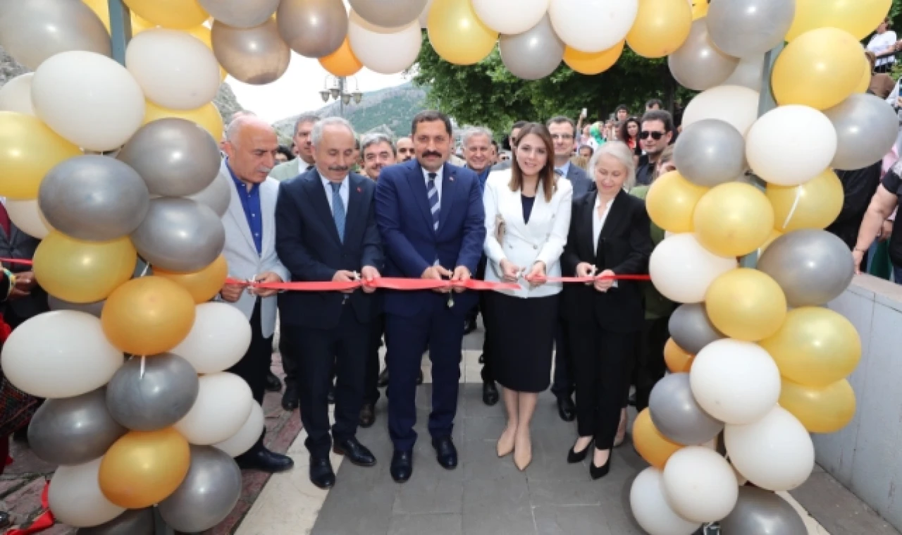 MASATLI, SERGİ AÇILIŞINA KATILDI
