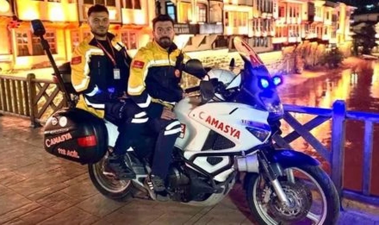 MOTOSİKLET AMBULANS 7/24 HİZMET VERİYOR