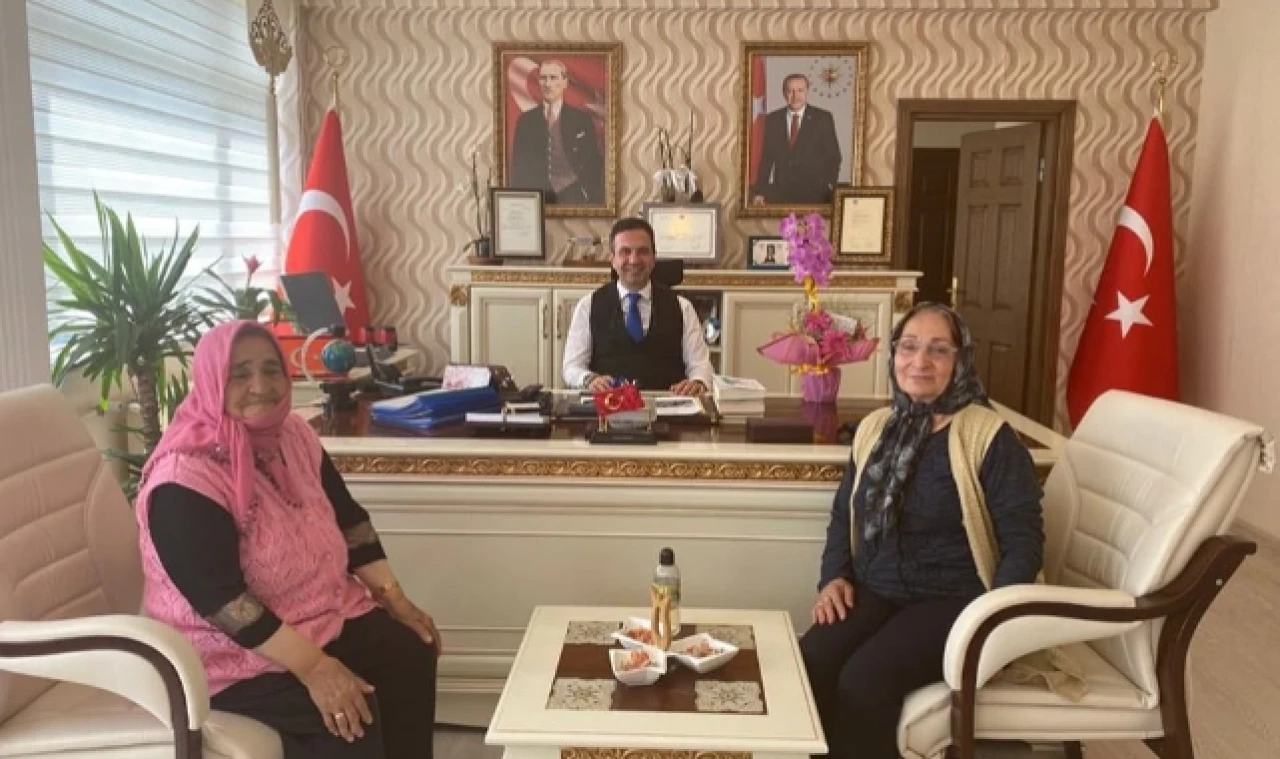 ŞEHİT ANNESİNDEN KAYMAKAM GÜRÇAM’A YAĞLI İKRAMI