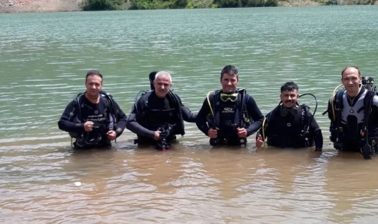 Amasya'da Su Altı Arama Kurtarma Timi göreve hazırlanıyor