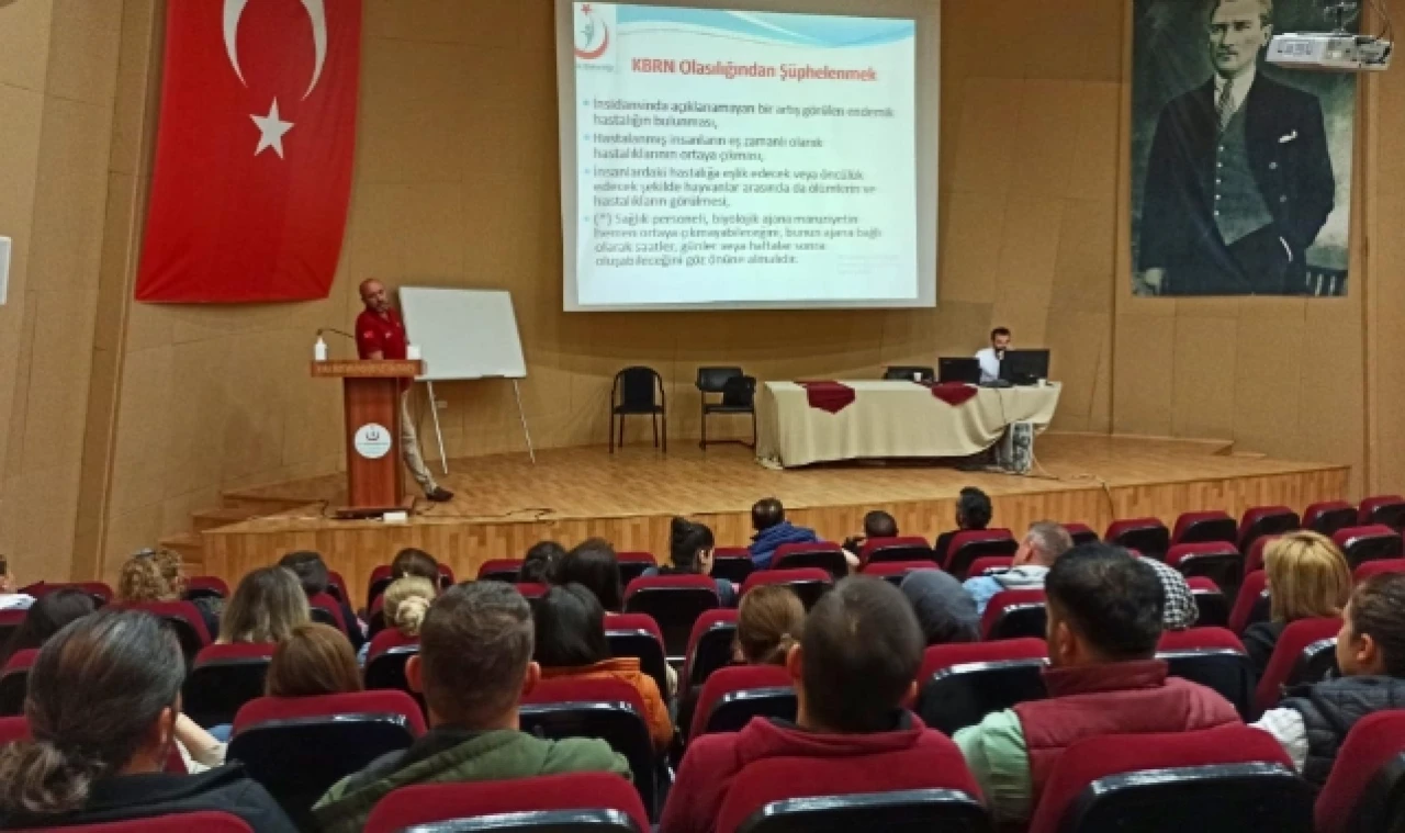 TIBBİ KBRN FARKINDALIK EĞİTİMİ VERİLDİ