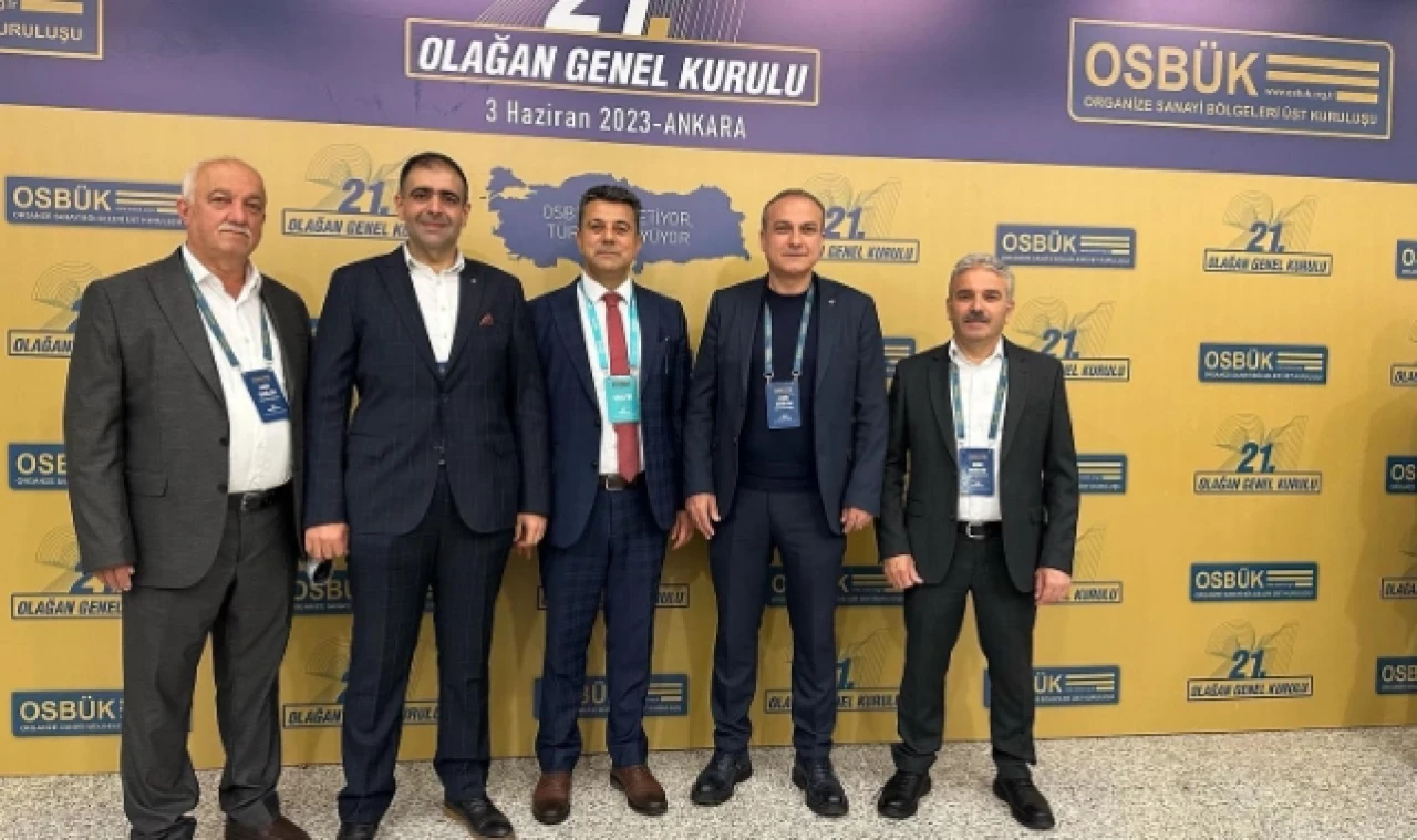 TSO YÖNETİMİ OSBÜK GENEL KURULUNA KATILDI