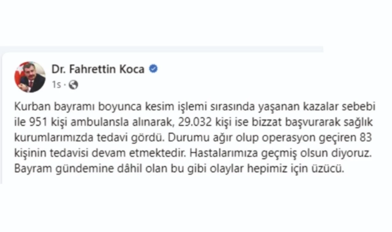 29 bin 983 kişi hastanelik oldu