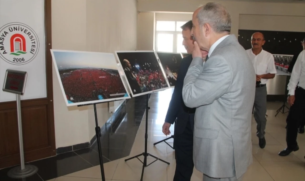 Amasya'da 15 Temmuz Demokrasi ve Milli Birlik Günü Sergisi Açıldı