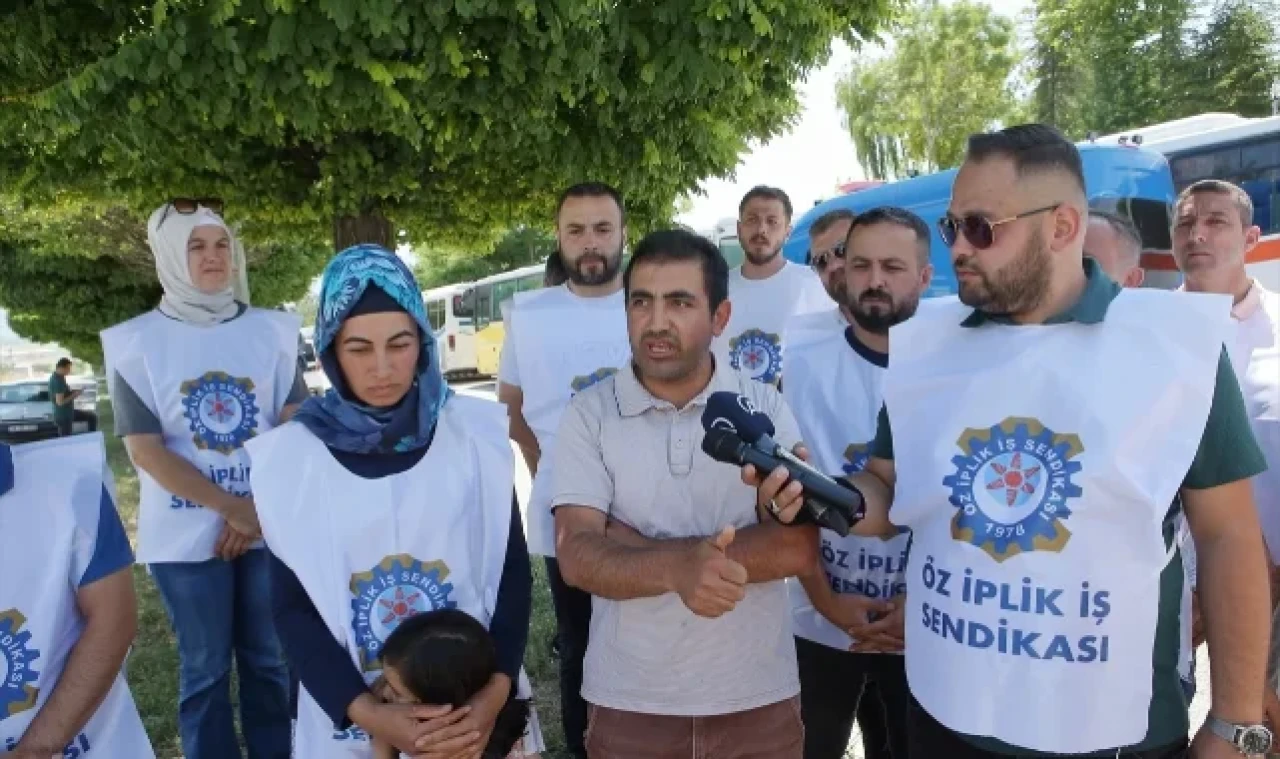 Çorum'da İşten Çıkarılan İşçiler Eylem Başlattı