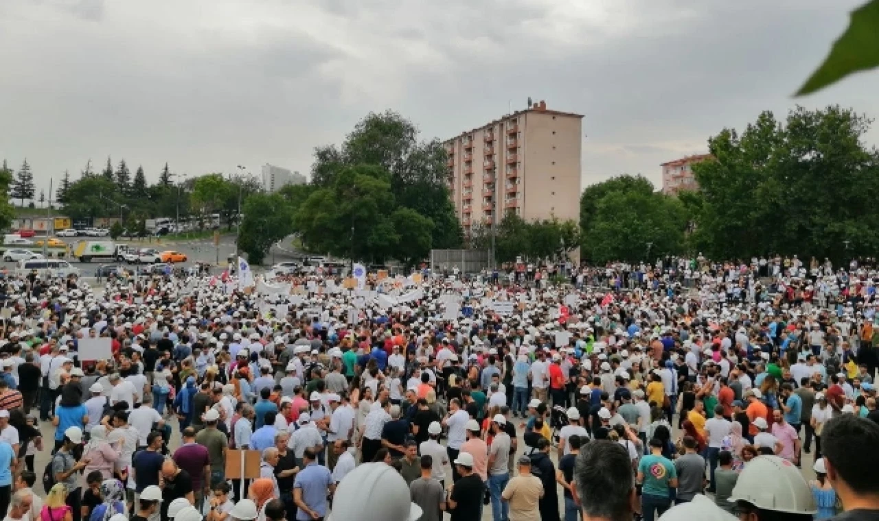 Kamu Mühendisleri Ankara’da Meydanlara İndi