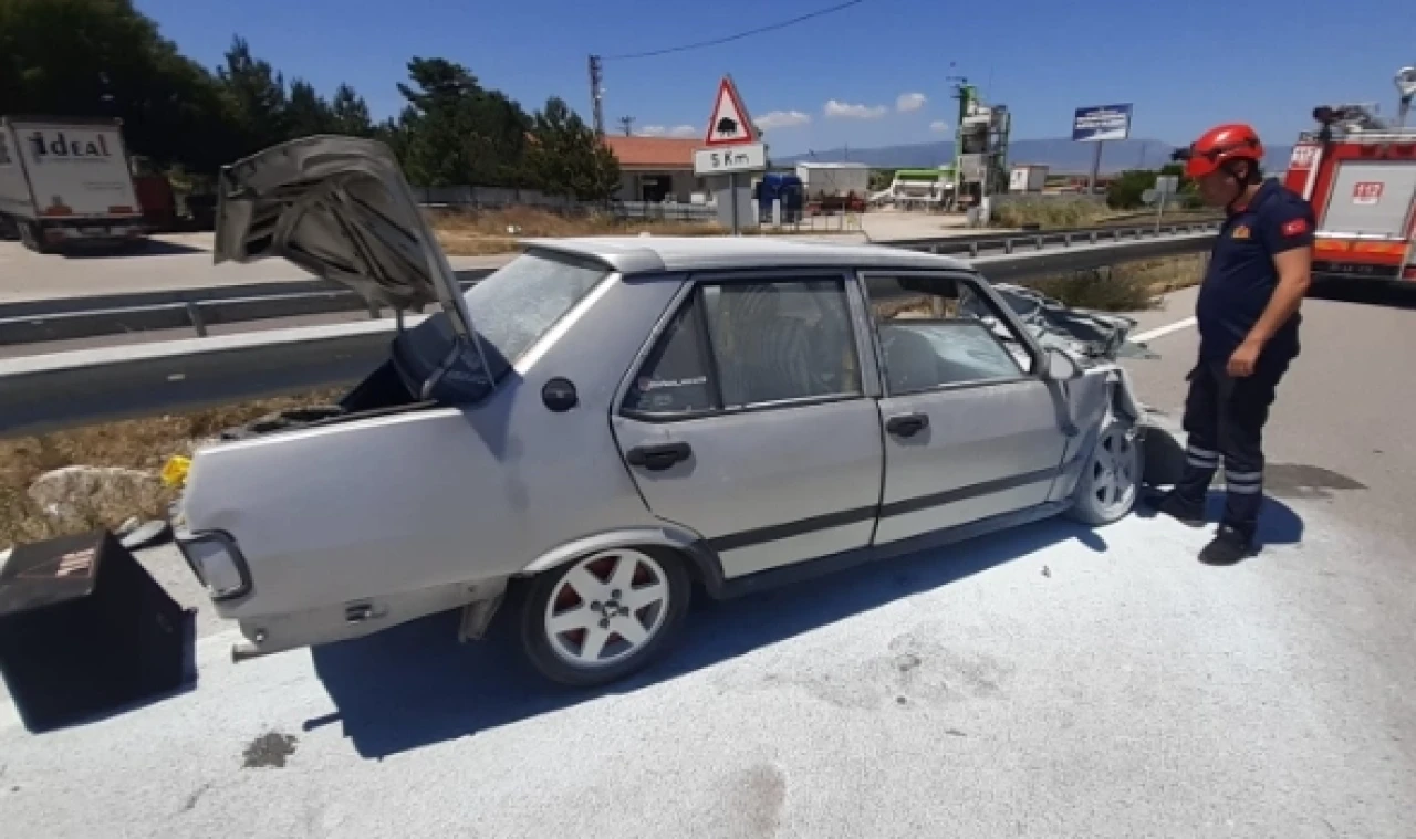 Merzifon'da meydana gelen kazada 3 kişi yaralandı