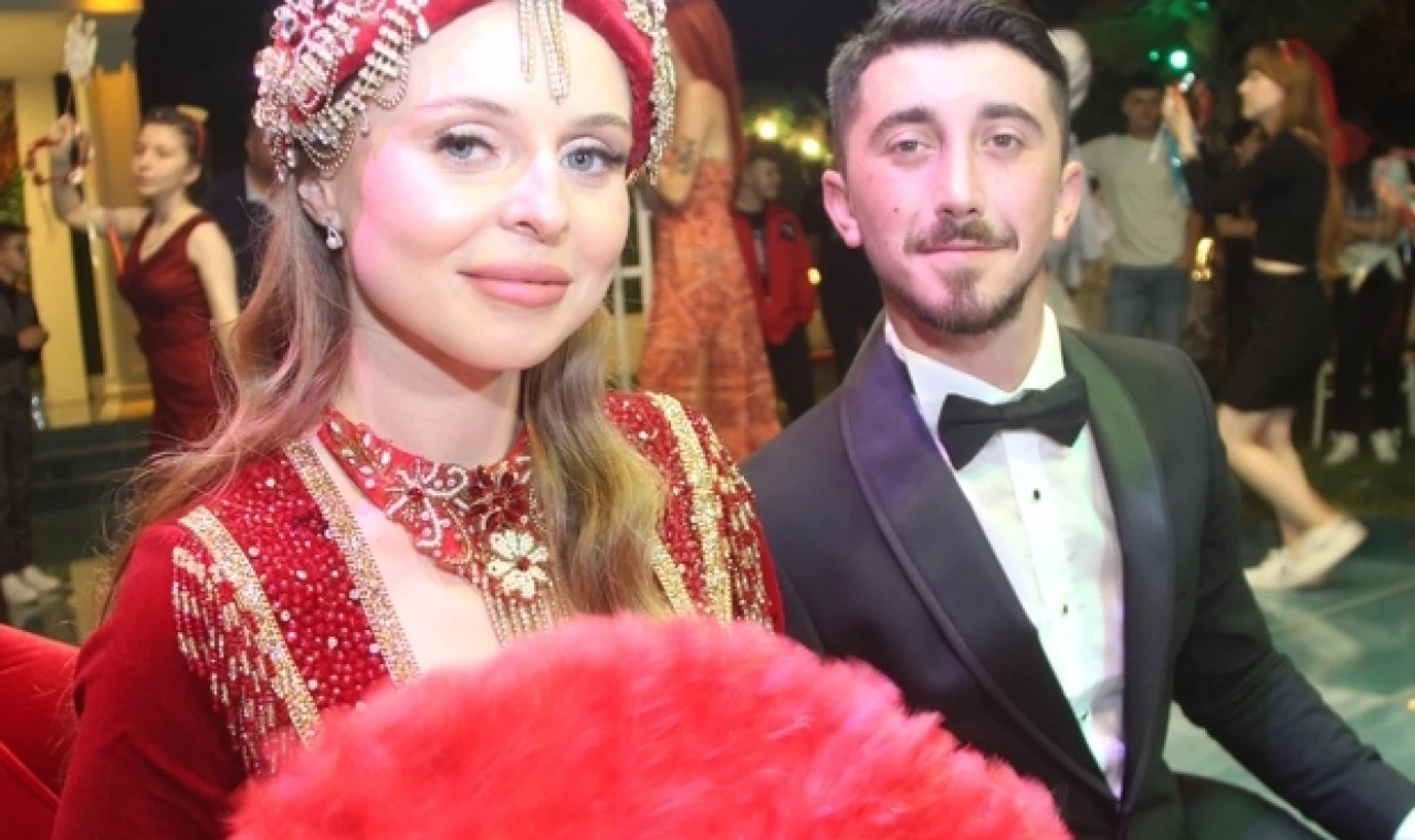 Polonya'lı Geline Taşova'da Türk Usülü Düğün
