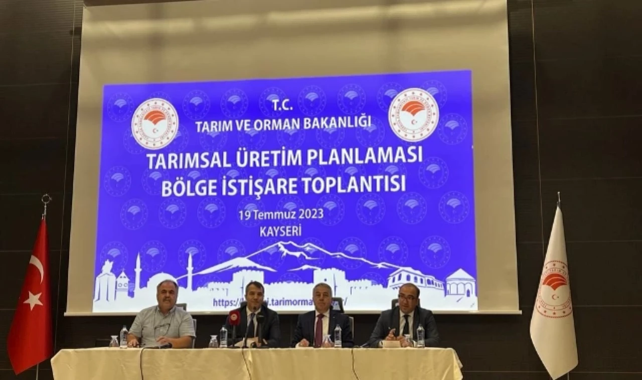 Tarımsal Üretim Planlaması İstişare Toplantısı Düzenlendi