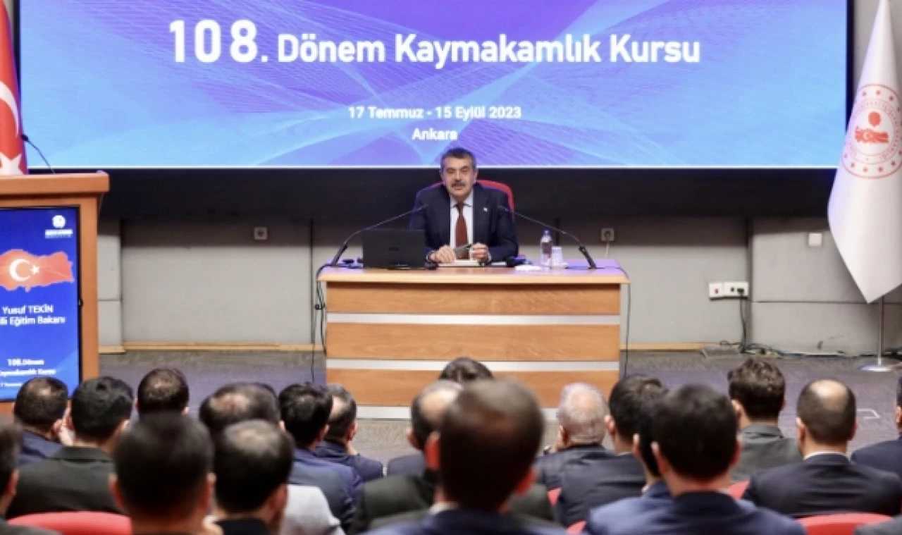108. Dönem Kaymakam Adaylarına Seslendi