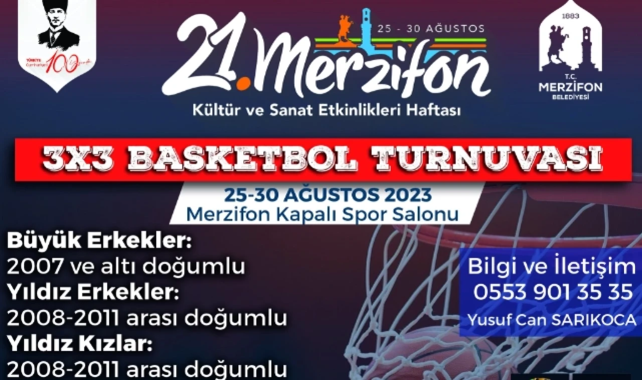 3x3 Basketbol Turnuvası Düzenlenecek