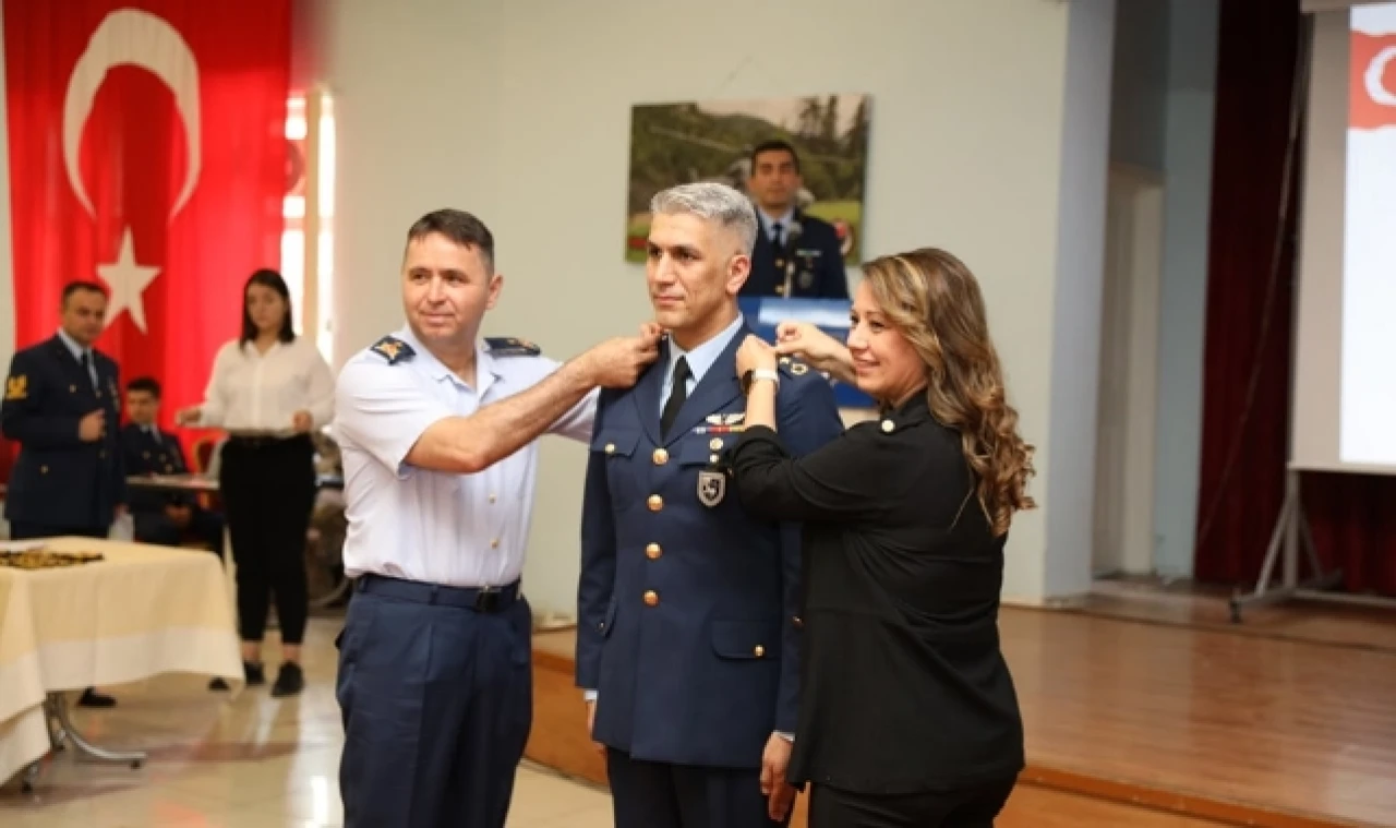 5. Ana Jet Üs Komutanlığı'nda Rütbe Terfi Töreni Düzenlendi.