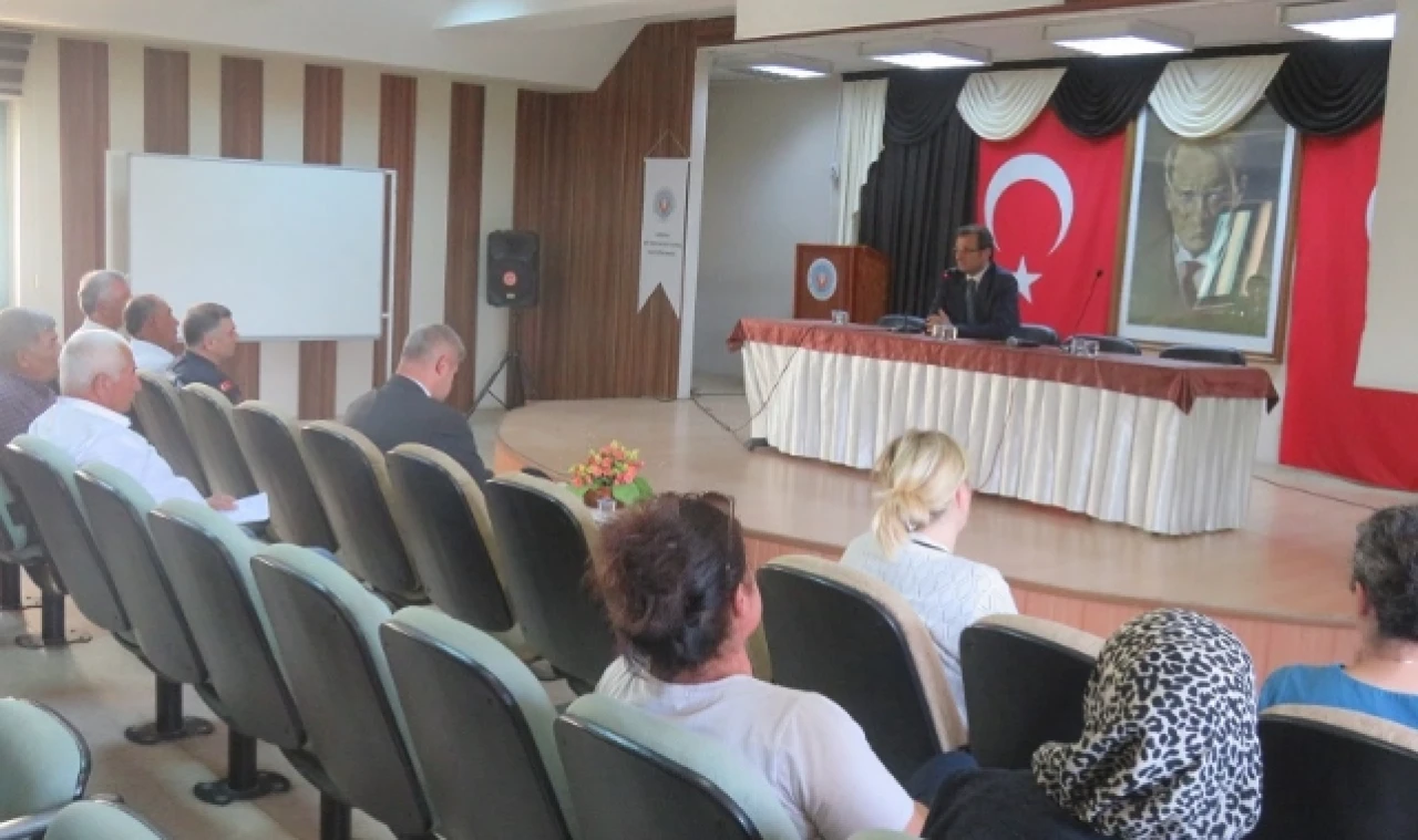Ağustos Ayı Muhtarlar Toplantısı Yapıldı