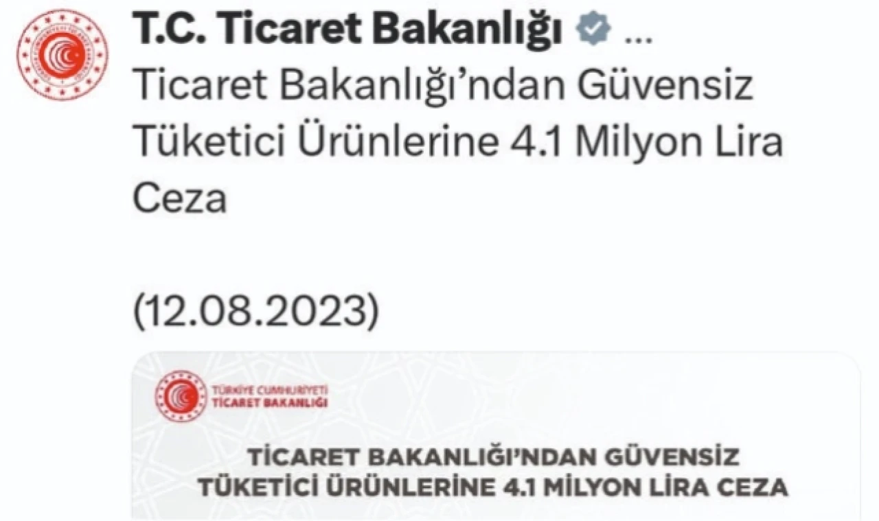 Göz Açtırılmadı! 4.1 Milyon Lira Ceza Uygulandı