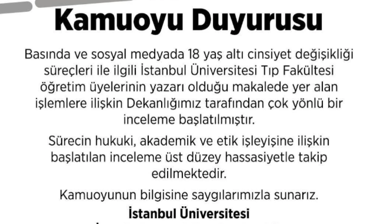 İnceleme başlatıldı!