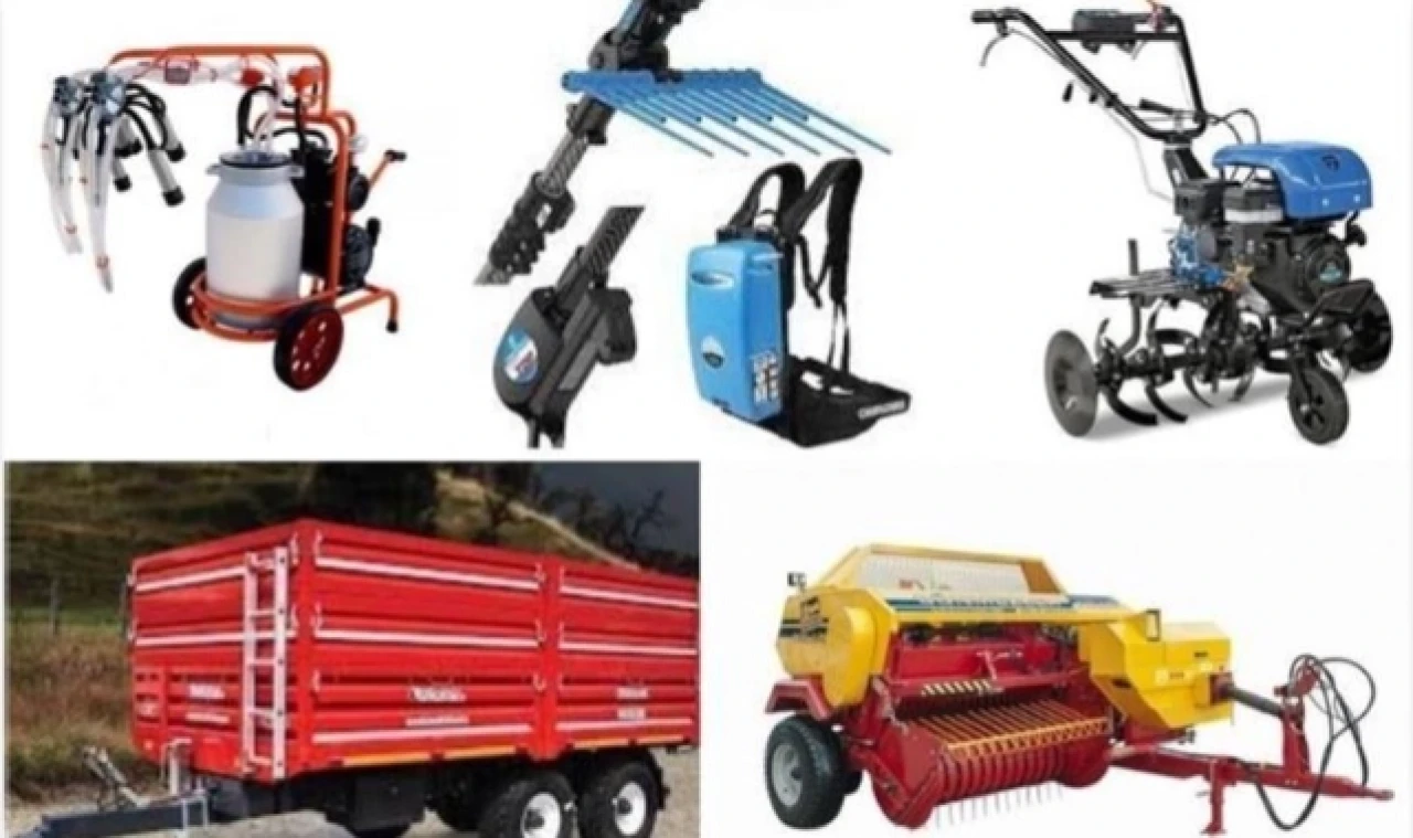 Makine ekipmanları desteği alacaklar belli oldu