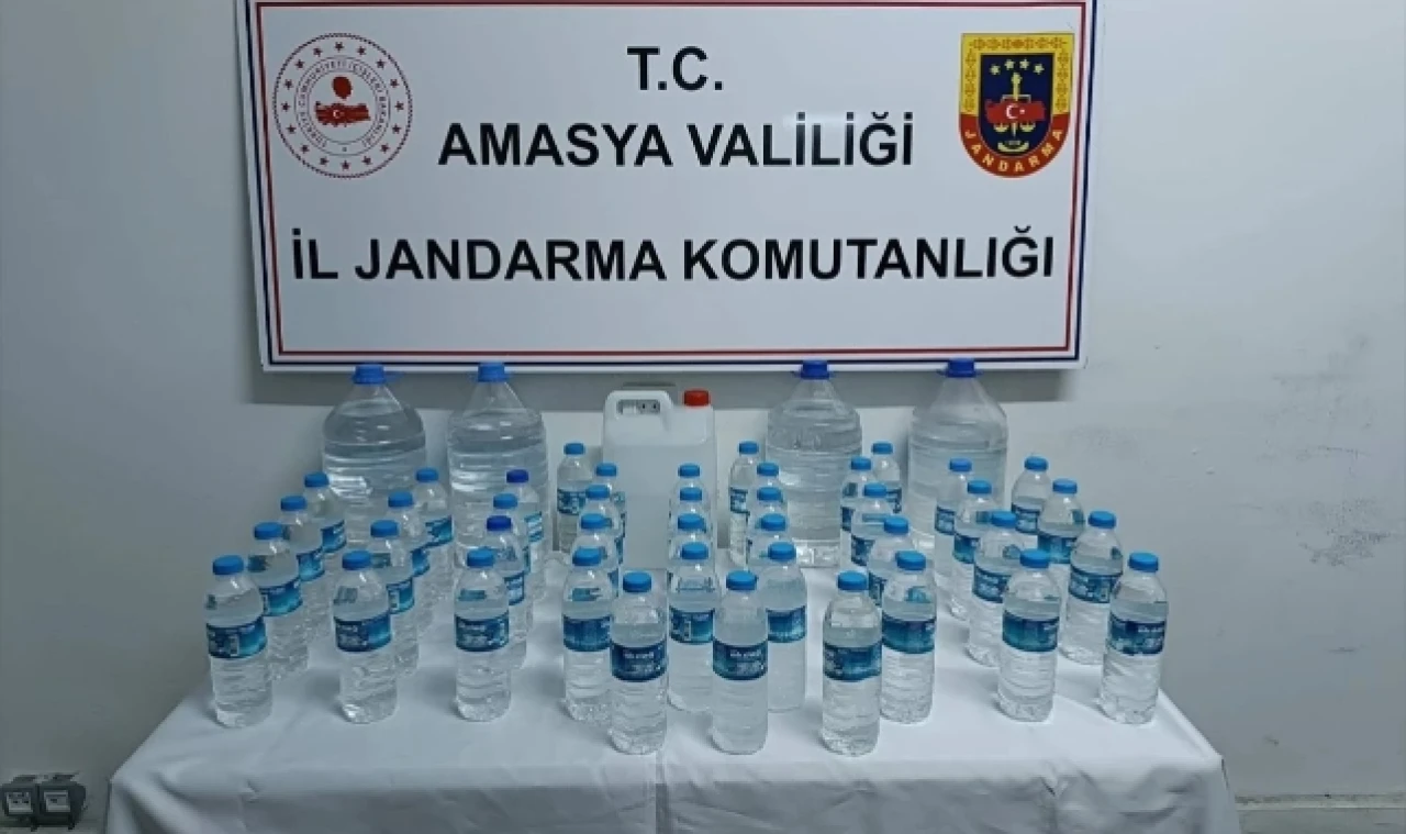 Merzifon'da 44 Litre Sahte İçki Ele Geçirildi!