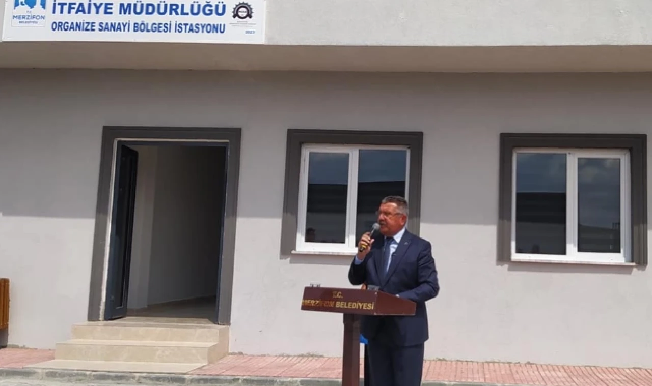 Merzifon OSB’de  İtfaiye İstasyonunun Temeli Atıldı