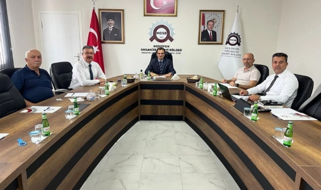 Merzifon OSB Yönetim Kurulu Toplandı