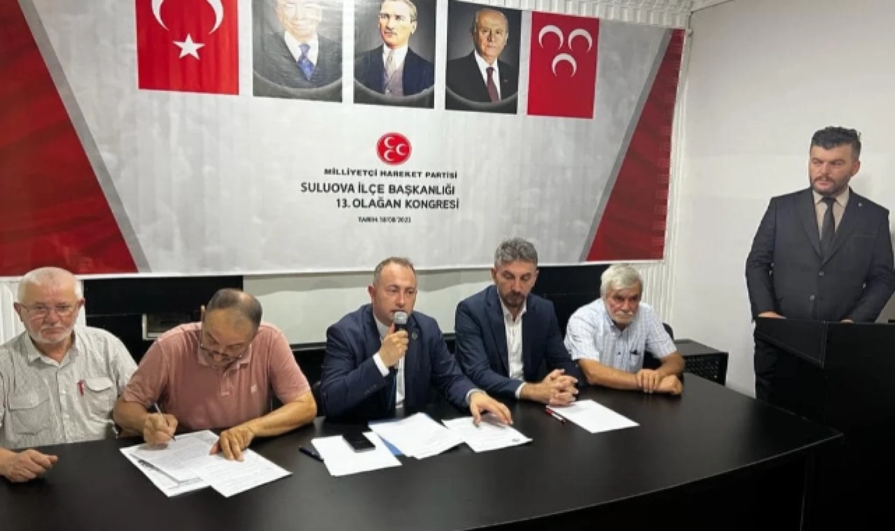 Mhp Suluova İlçe Başkanı Rıfat Uzun Güven Tazeledi