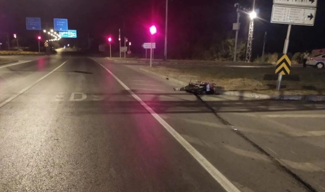 Motosiklet kazasında sürücü hayatını kaybetti