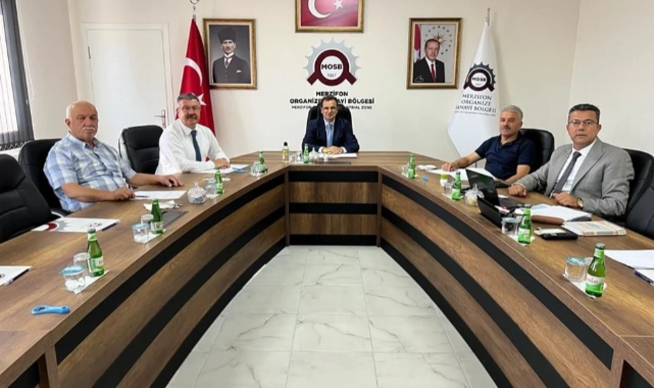 OSB Yönetimi Toplandı