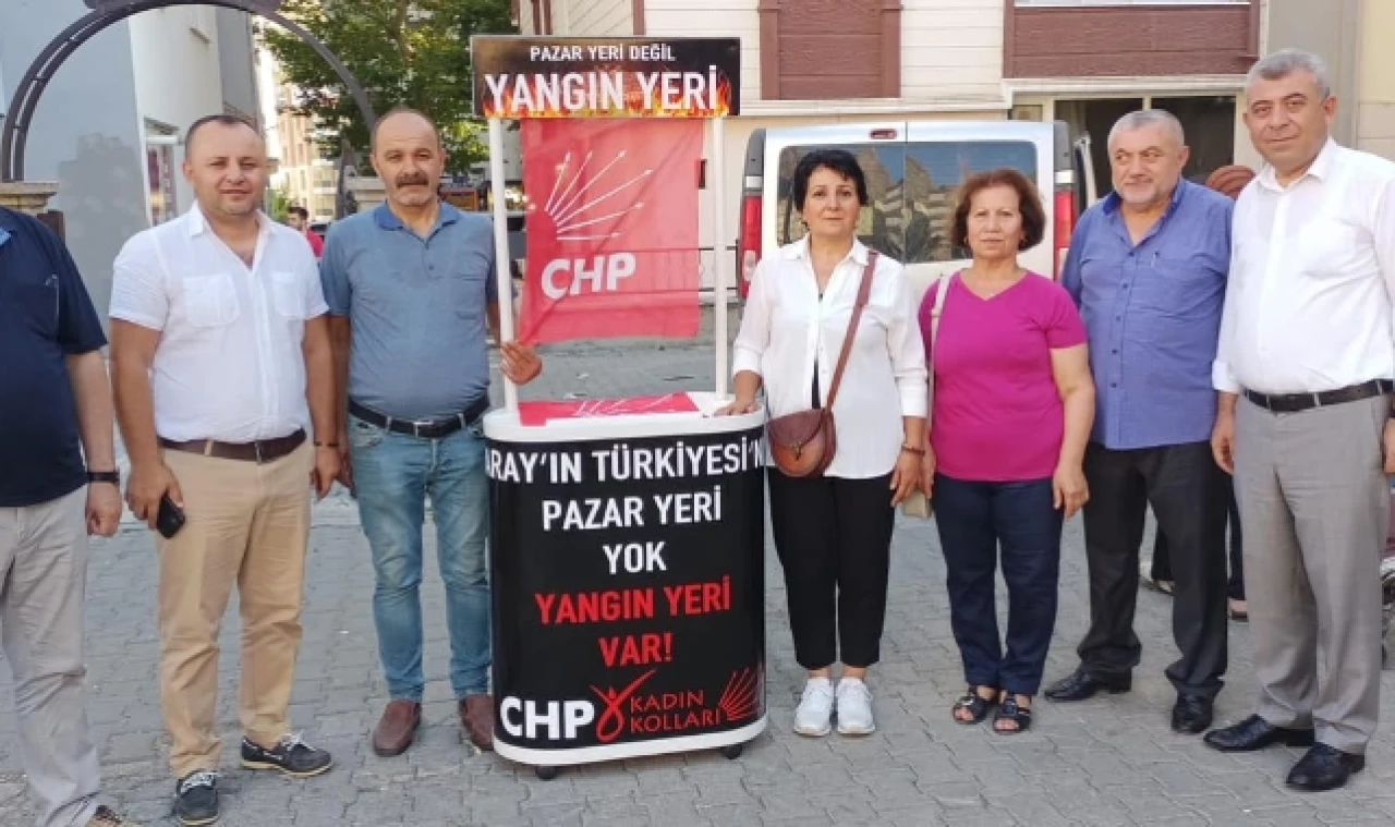 “Pazar Yeri Yangın Yeri”