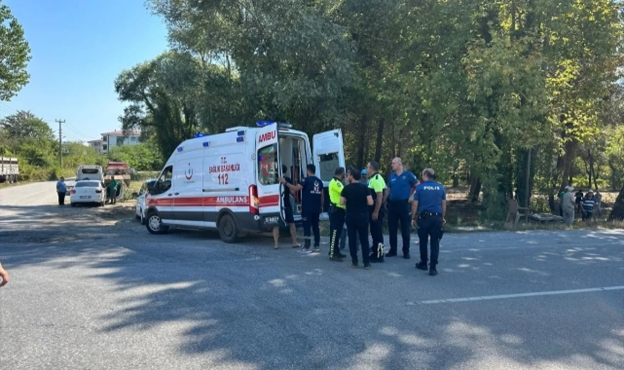 Trafik Kazasında 2 Kişi Yaralandı