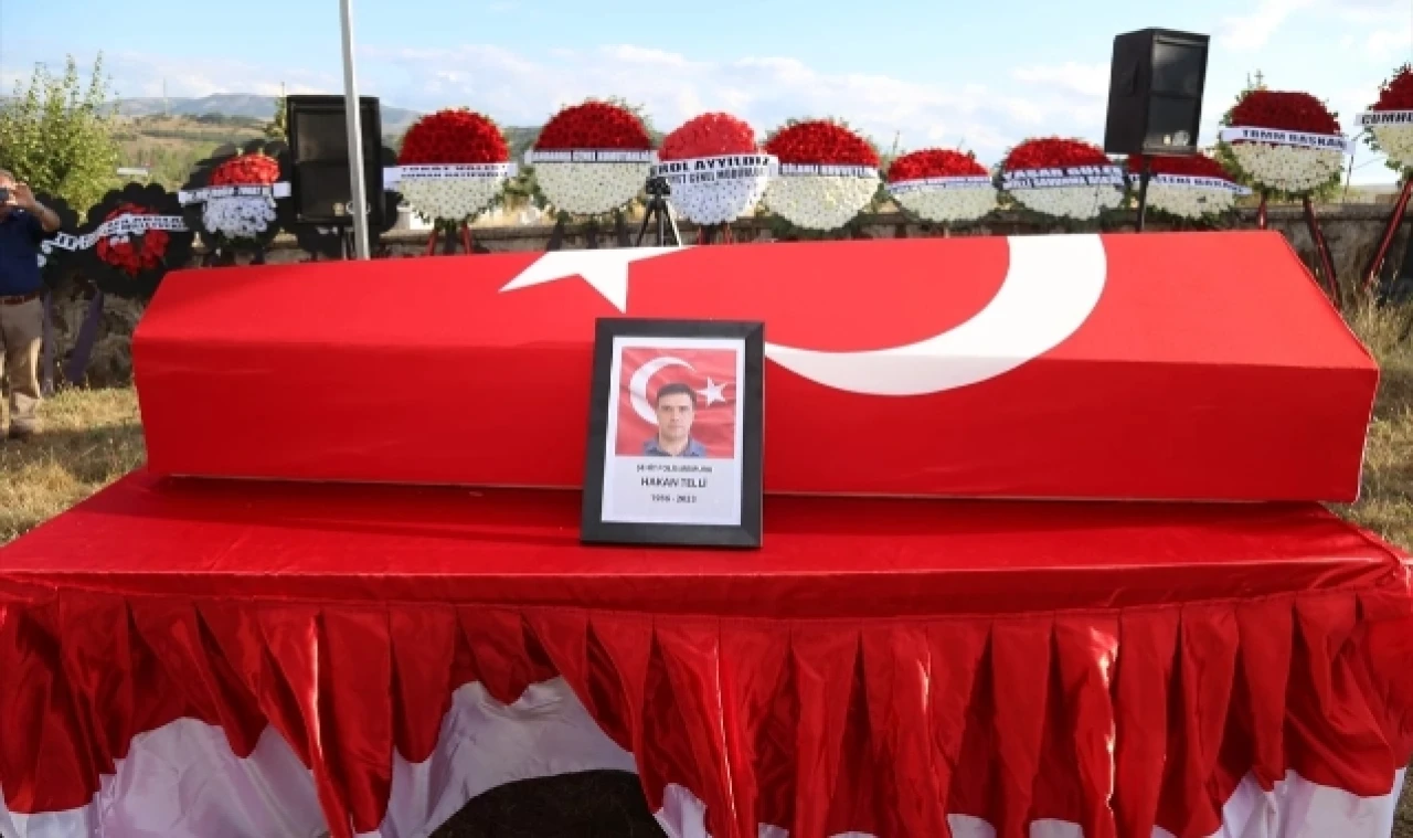 Şehit Polis Memuru Telli, Tokat'ta son yolculuğuna uğurlandı