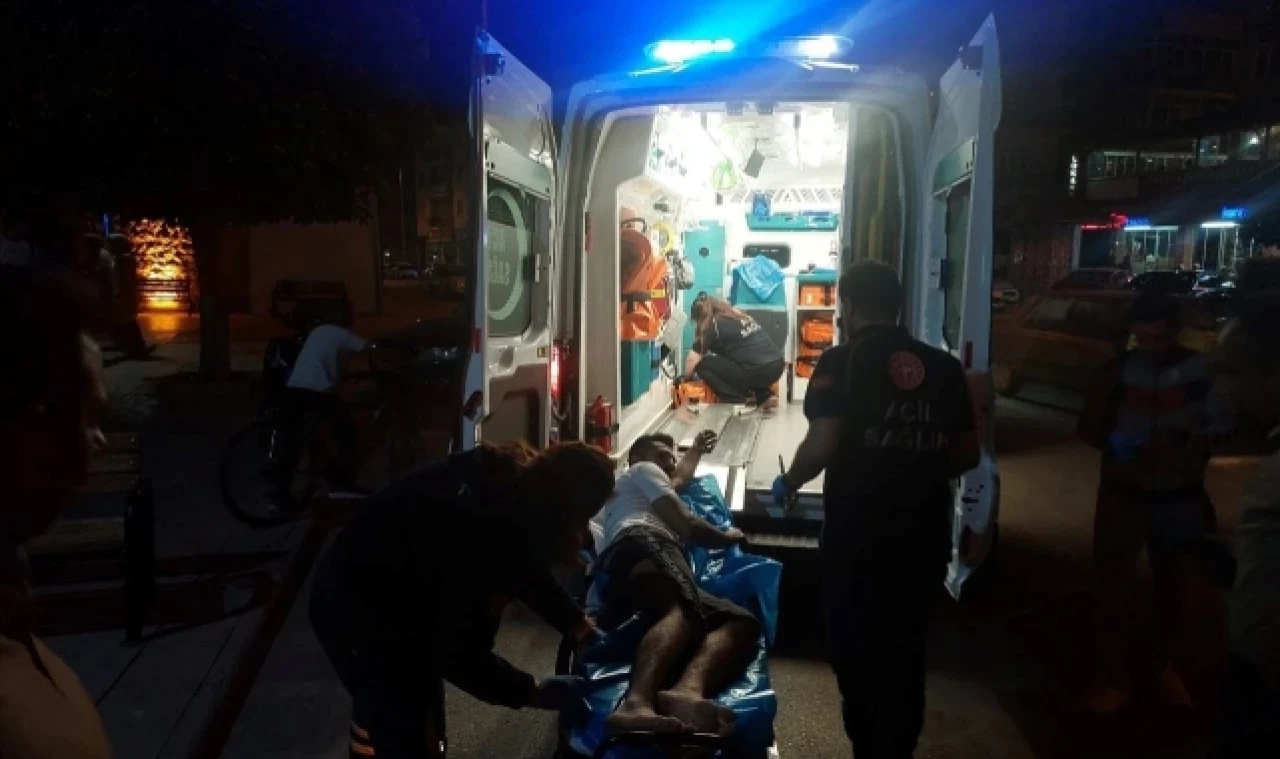 Yabancı uyruklu şahıs bıçaklı saldırıda yaralandı