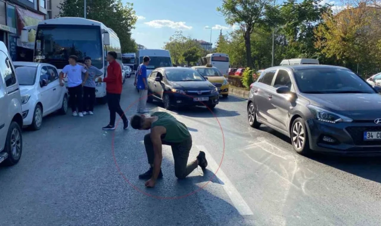 Alkollü şahıs trafiği birbirine kattı