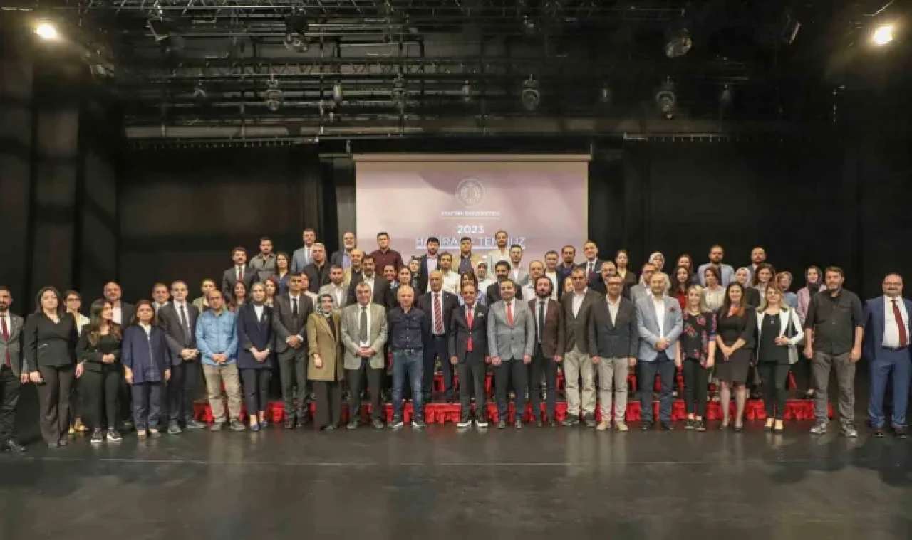 A.Ü.'de Haziran ve Temmuz Ayları Bilimsel Teşvik Töreni düzenlendi