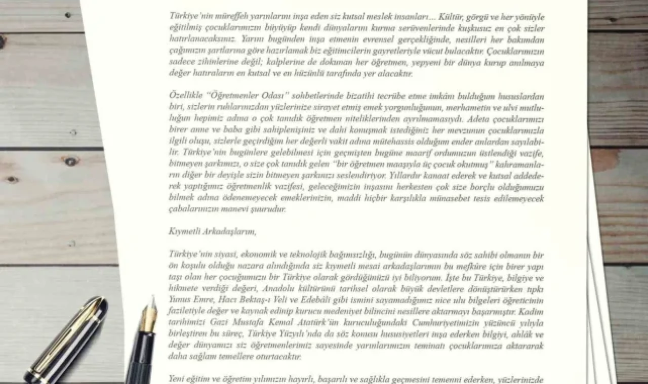 Bakan Tekin'den yeni eğitim öğretim yılı mesajı