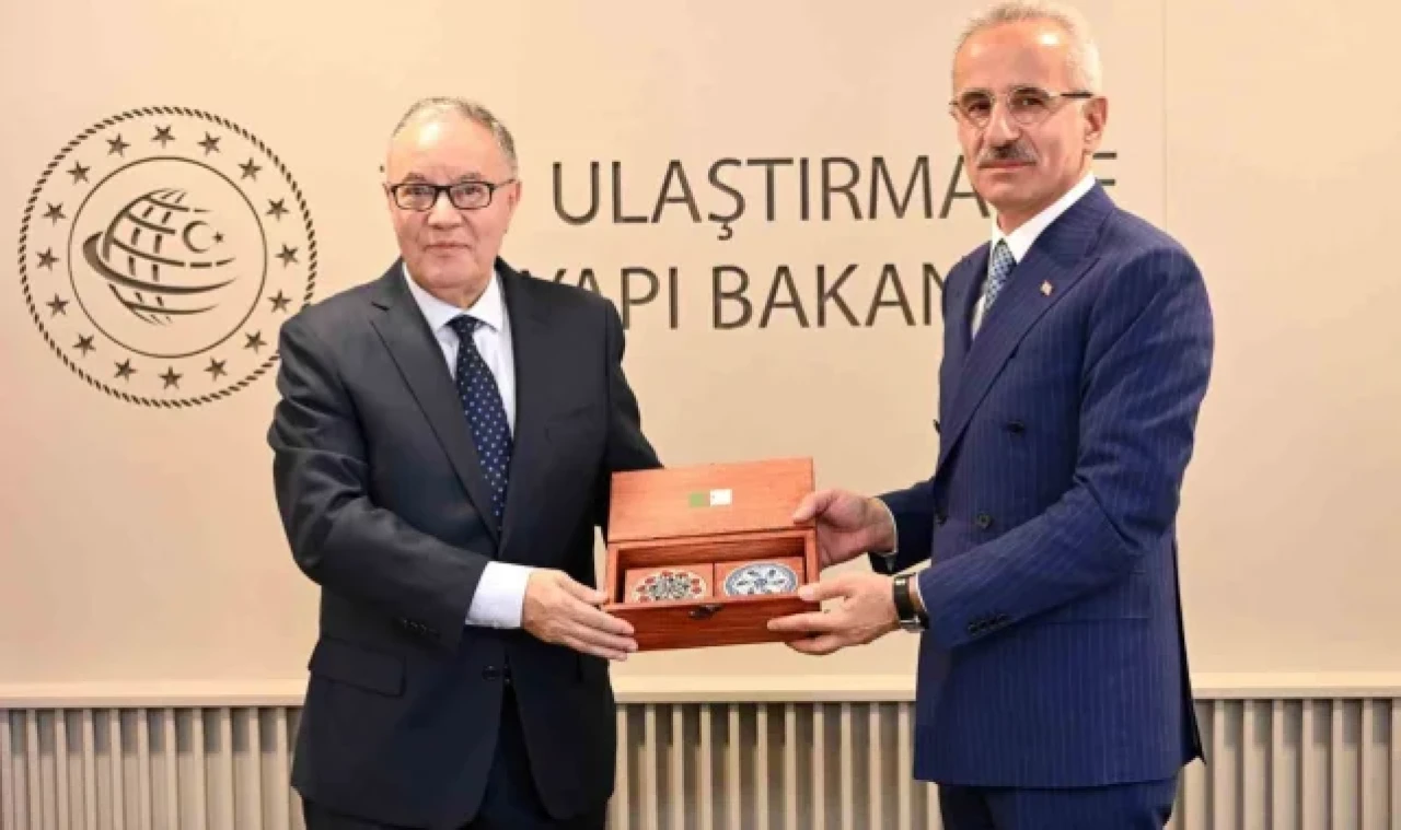 Bakan Uraloğlu, Cezayir Büyükelçisi Belan'ı kabul etti
