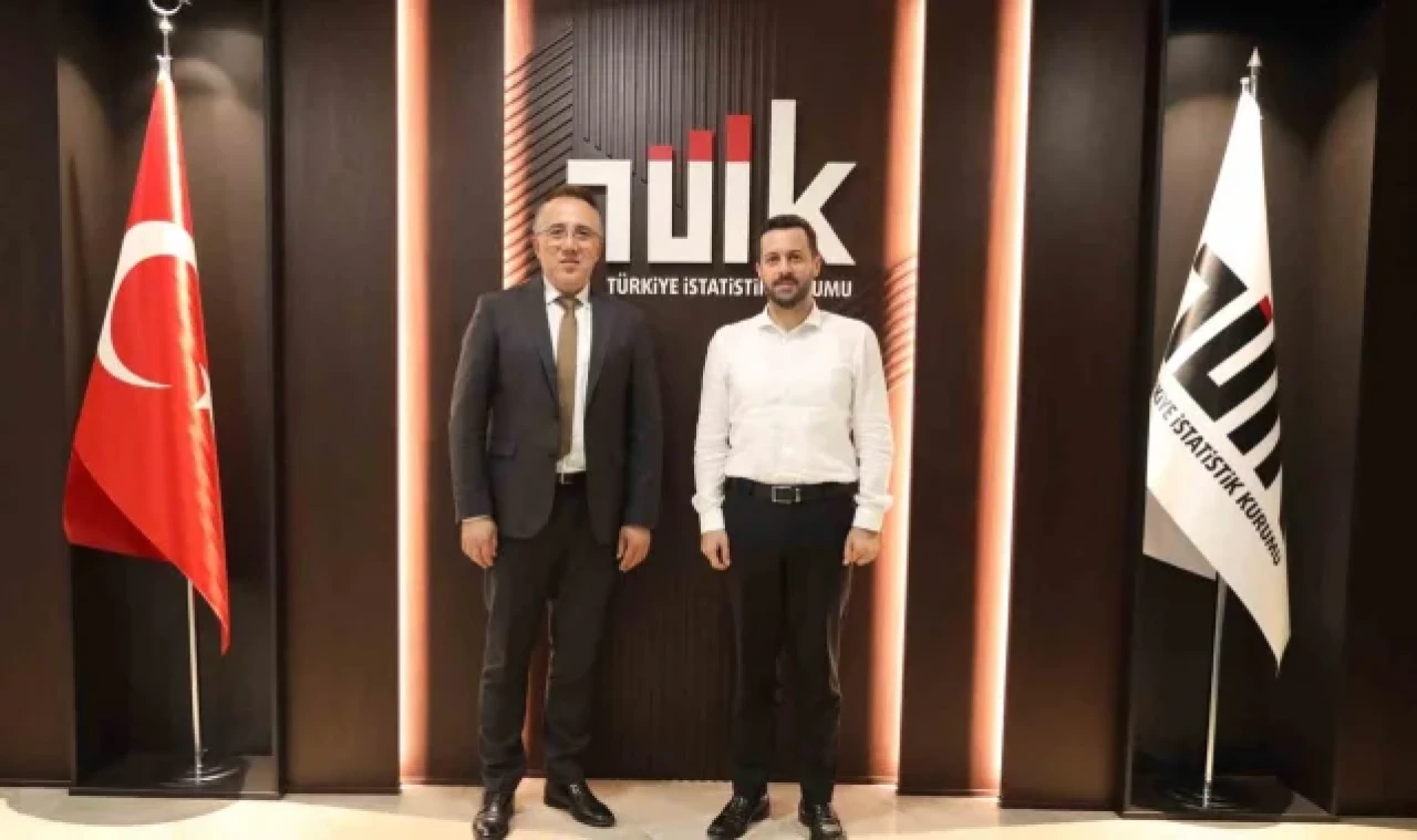 Başkan Savran TÜİK Başkanı Çetinkaya ile bir araya geldi