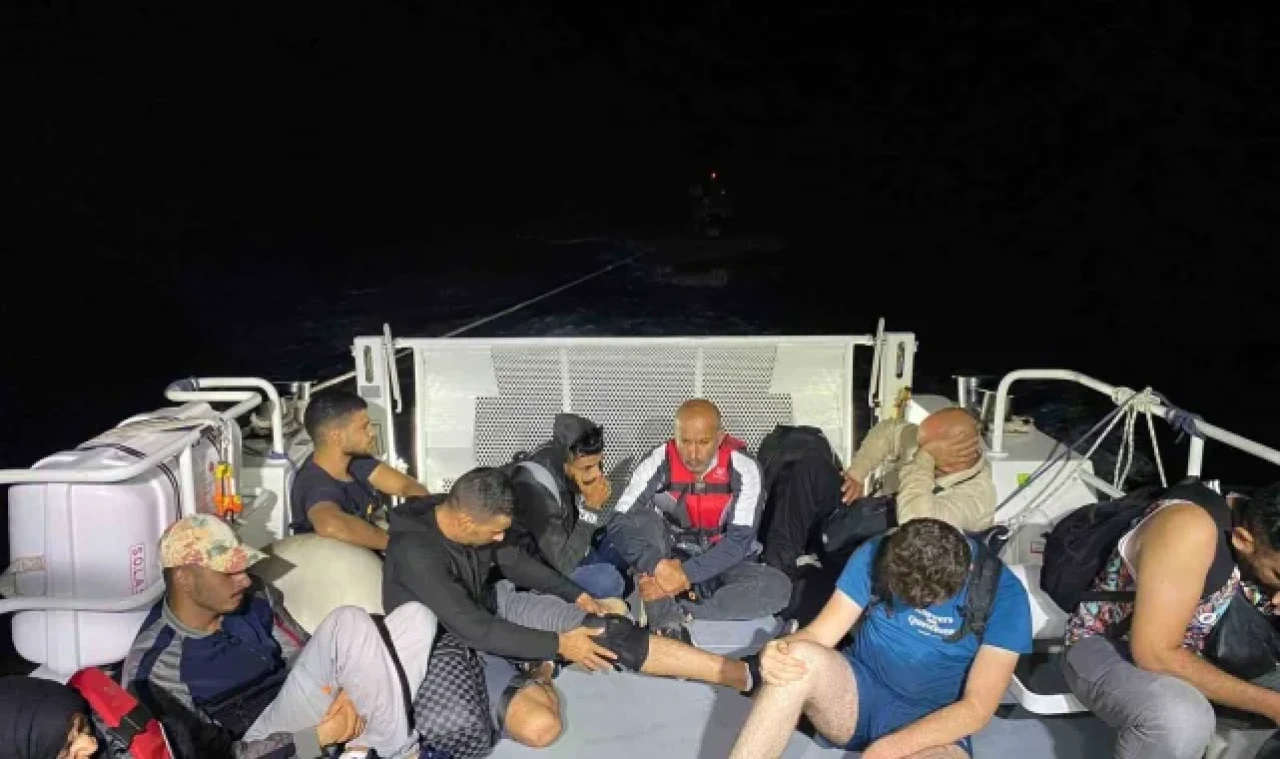 Bodrum'da 44 düzensiz göçmen kurtarıldı