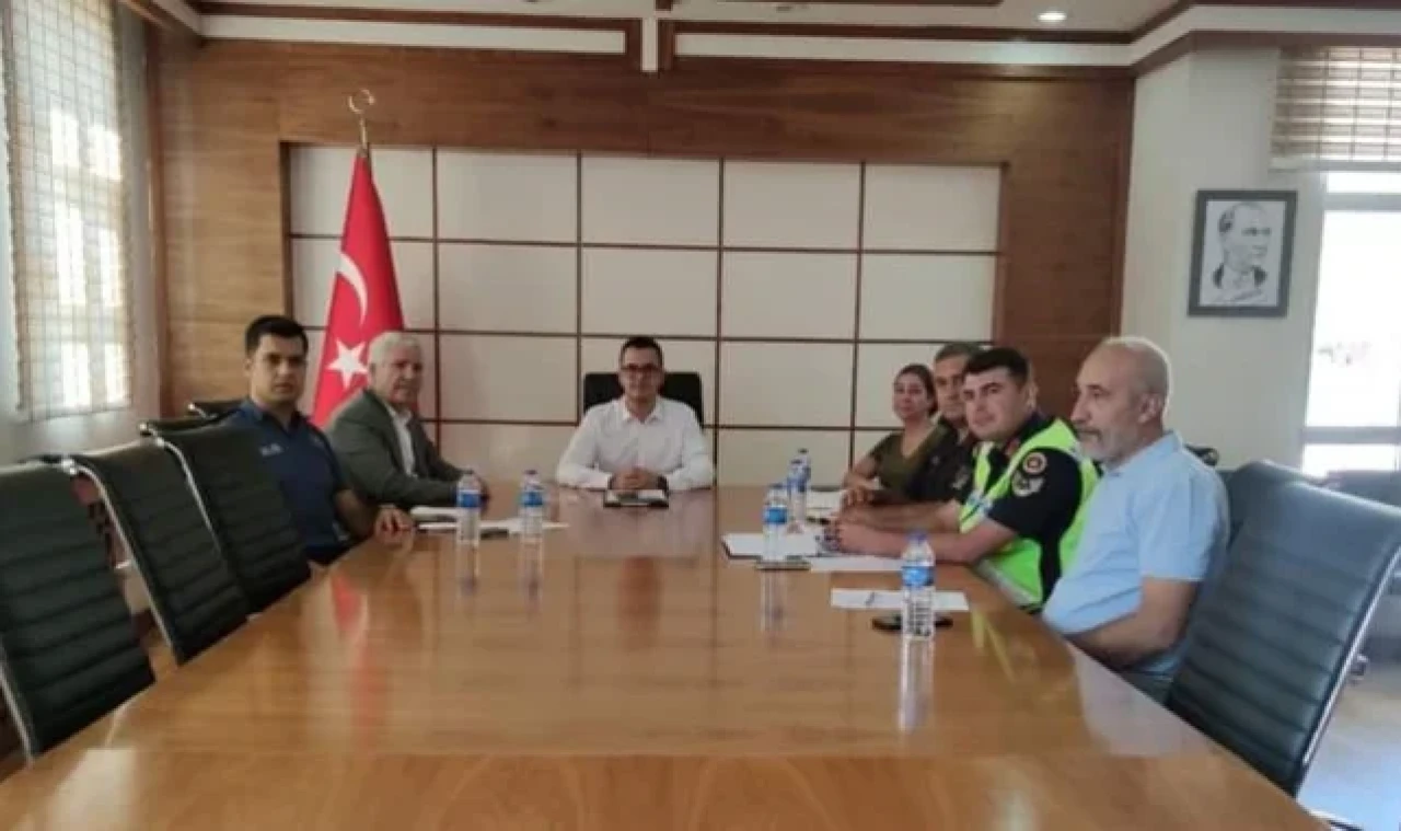 Çermik'te yeni eğitim-öğretim yılı okul güvenliği toplantısı yapıldı