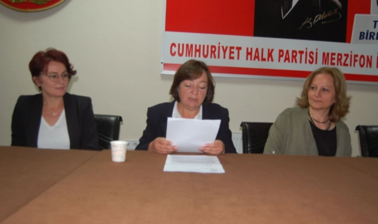 CHP KADIN KOLLARINDAN BESLENME TEPKİSİ!