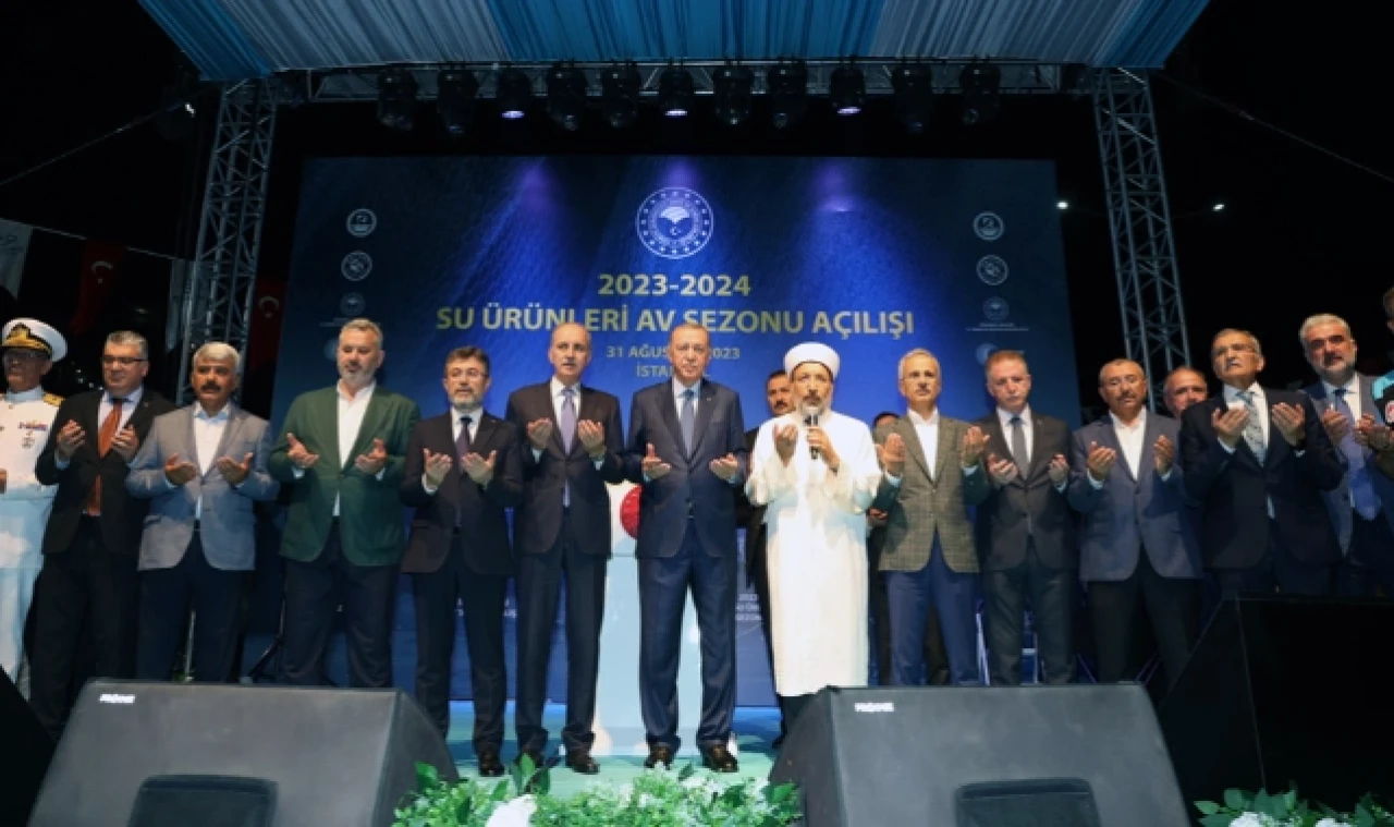 Cumhurbaşkanı Erdoğan, 2023-2024 su ürünleri av sezonu açılış programına katıldı