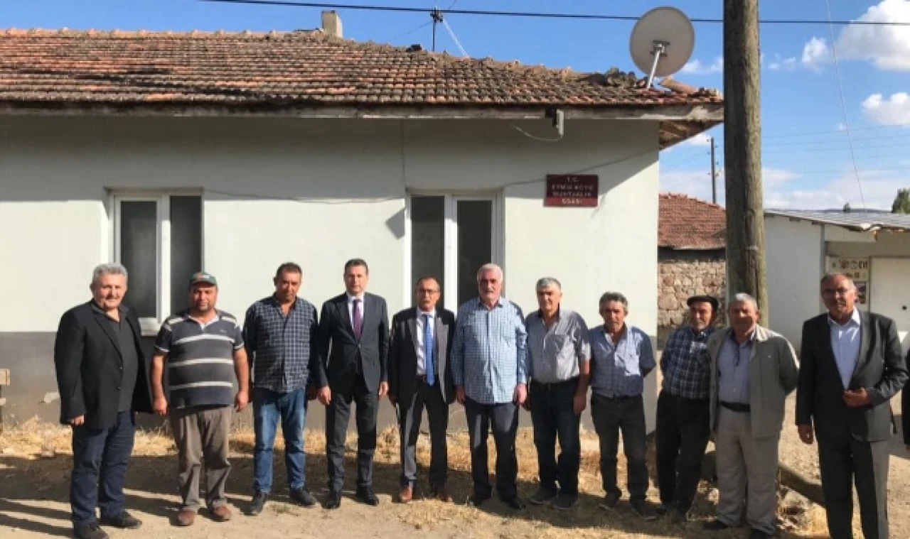 En fazla oy çıkan köyleri ziyaret etti