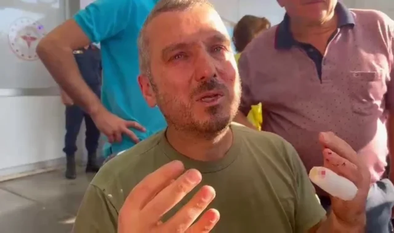Göçükten çıkartılan yaralılar hastanelere kaldırıldı