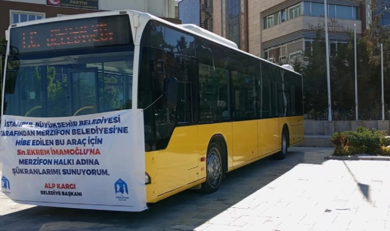 İmamoğlu’ndan Merzifon’a otobüs jesti