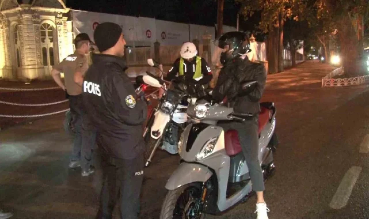 İstanbul'da motosiklet sürücülerine yönelik uygulama yapıldı