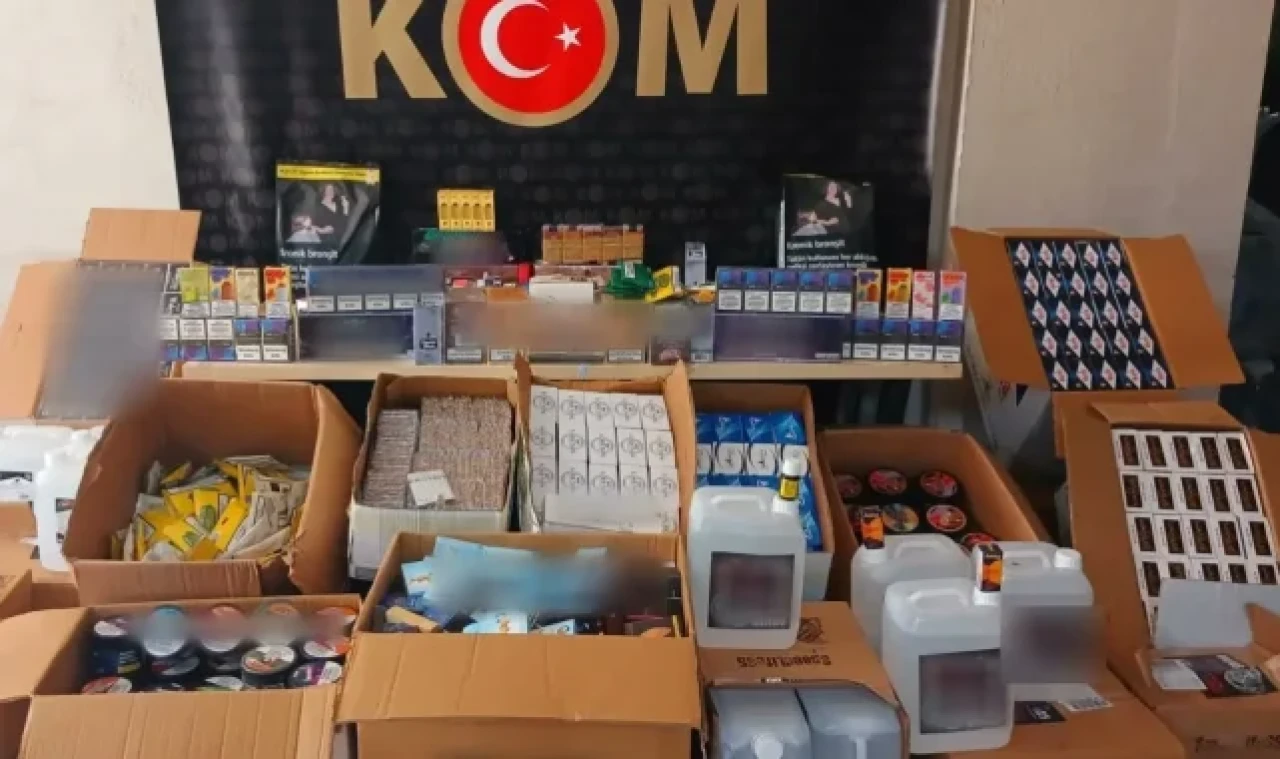 İzmir'de 9 ilçede 12 kaçakçılık operasyonu