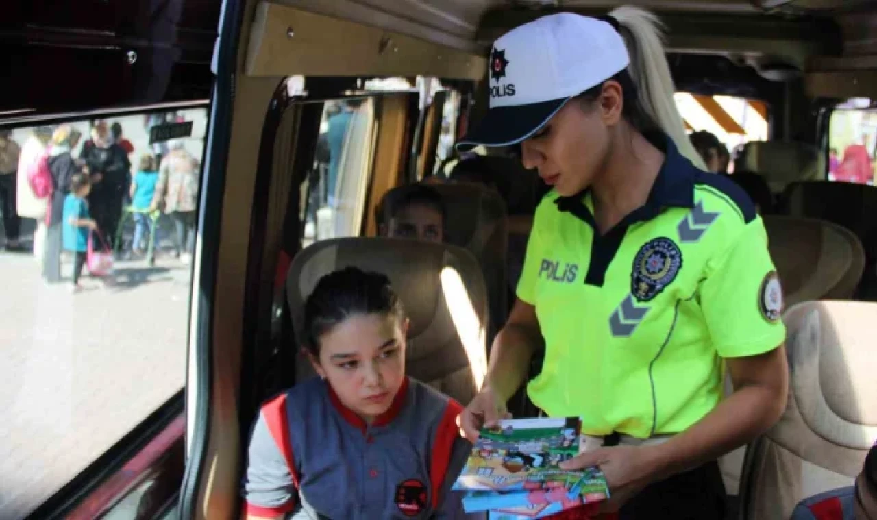 Kayseri'de okul yolunda her şey yolunda