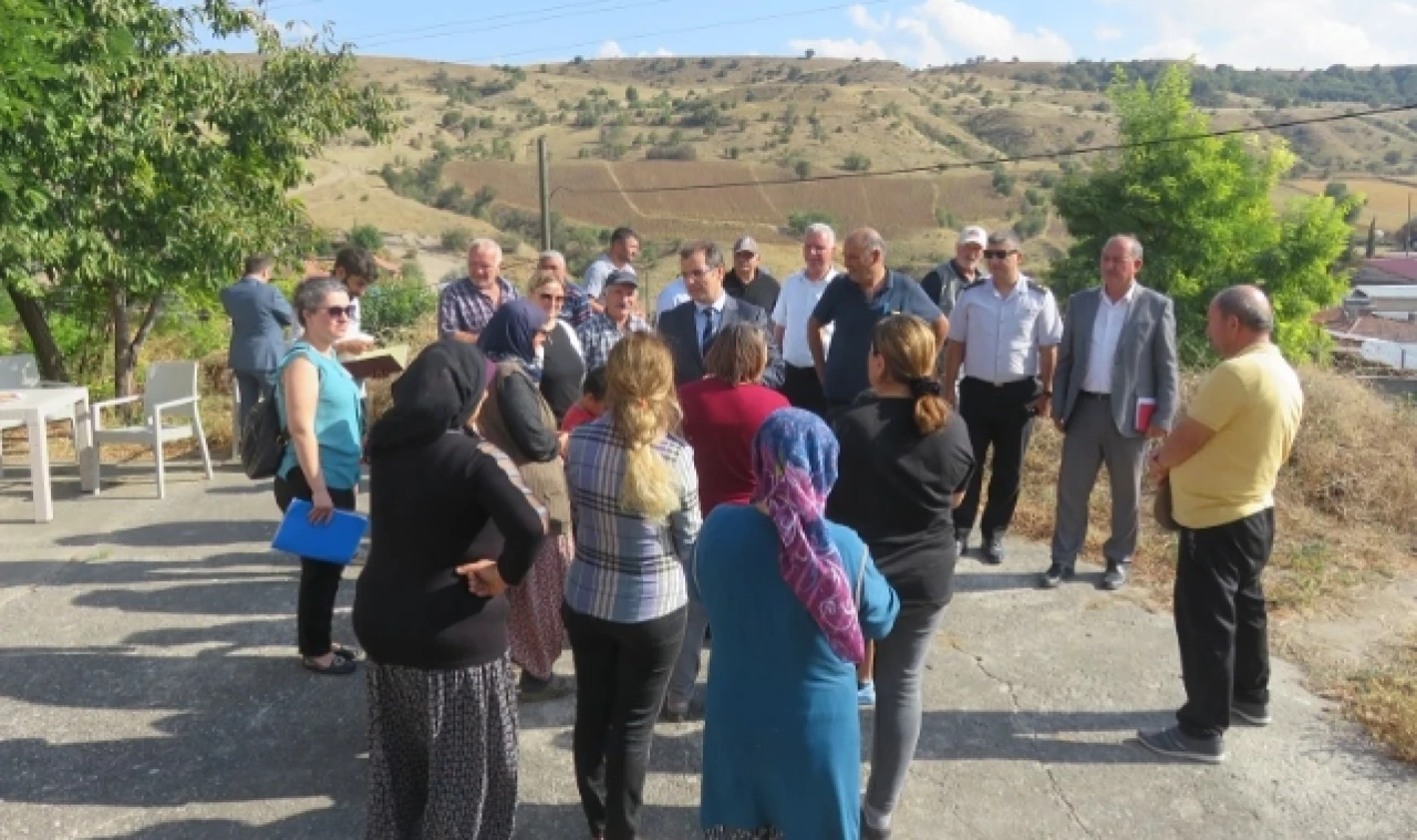 Kıreymir ve Oymak Köylerini ziyaret etti.